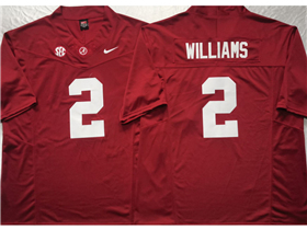 Alabama Crimson Tide #2 Ryan Williams Red College Football F.U.S.E. Limited Jersey