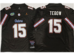 Florida Gators #15 Tim Tebow Black College Football F.U.S.E. Limited Jersey