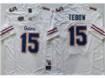 Florida Gators #15 Tim Tebow White College Football F.U.S.E. Limited Jersey