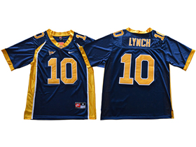 California Golden Bears #10 Marshawn Lynch Navy College Football Jersey