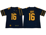 California Golden Bears #16 Jared Goff Navy College Football Jersey