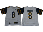 California Golden Bears #8 Aaron Rodgers White College Football Jersey