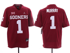 Oklahoma Sooners #1 Kyler Murray Red College Football Jersey