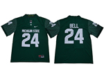 Michigan State Spartans #24 Le'Veon Bell Green College Football Jersey