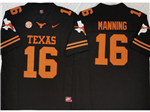 Texas Longhorns #16 Arch Manning Black College Football F.U.S.E. Limited Jersey