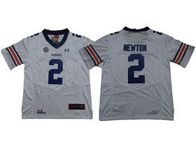 Auburn Tigers #2 Cameron Newton White College Football Jersey