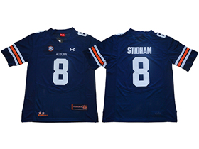 Auburn Tigers #8 Jarrett Stidham Navy College Football Jersey