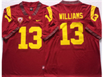 USC Trojans #13 Caleb Williams Cardinal College Football Jersey