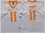 Tennessee Volunteers #11 Jalin Hyatt White College Football Jersey