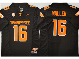 Tennessee Volunteers #16 Morgan Wallen Black College Football F.U.S.E. Limited Jersey