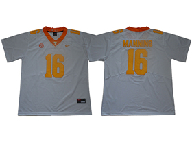 Tennessee Volunteers #16 Peyton Manning White College Football Jersey