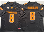 Tennessee Volunteers #8 Nico Iamaleava Dark Grey College Football F.U.S.E. Limited Jersey