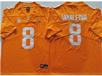 Tennessee Volunteers #8 Nico Iamaleava Orange College Football Jersey