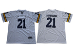 Michigan Wolverines #21 Desmond Howard White College Football Jersey