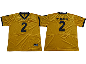 Michigan Wolverines #2 Charles Woodson Gold College Football Jersey