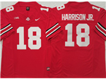 Ohio State Buckeyes #18 Marvin Harrison Jr. Red College Football F.U.S.E. Limited Jersey