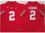 Ohio State Buckeyes #2 Emeka Egbuka Red College Football F.U.S.E. Limited Jersey