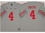 Ohio State Buckeyes #4 Jeremiah Smith Gray College Football F.U.S.E. Limited Jersey