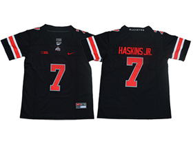 Ohio State Buckeyes #7 Dwayne Haskins Jr. Youth Black College Football Jersey