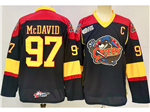 Erie Otters #97 Connor McDavid Black OHL Hockey Jersey