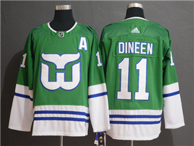 Hartford Whalers #11 Kevin Dineen Green Jersey