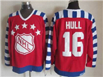 NHL 1992 All Star Game Campbell #16 Brett Hull CCM Vintage Jersey