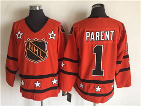 NHL 1975 All Star Game #1 Bernie Parent CCM Vintage Jersey