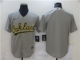 Oakland Athletics Gray Cool Base Team Jersey