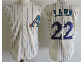 Arizona Diamondbacks #22 Jake Lamb Cream Turn Back The Clock Sleeveless Jersey