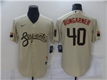 Arizona Diamondbacks #40 Madison Bumgarner Gold 2021 City Connect Cool Base Jersey 