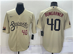 Arizona Diamondbacks #40 Madison Bumgarner Gold 2021 City Connect Cool Base Jersey 