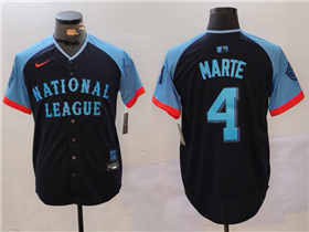 National League #4 Ketel Marte Navy 2024 MLB All-Star Game Limited Jersey