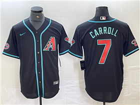 Arizona Diamondbacks #7 Corbin Carroll Black Limited Jersey