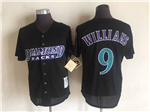 Arizona Diamondbacks #9 Matt Williams Throwback Black Mesh Batting Practice Jersey