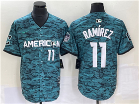 American League Cleveland Guardians #11 Jose Ramirez Teal 2023 MLB All-Star Game Jersey