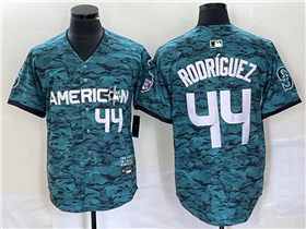 American League Seattle Mariners #44 Julio Rodríguez Teal 2023 MLB All-Star Game Jersey