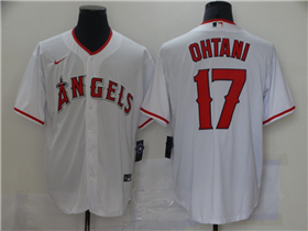 Los Angeles Angels #17 Shohei Ohtani White Cool Base Jersey