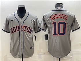 Houston Astros #10 Yuli Gurriel Gray Cool Base Jersey