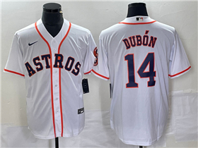 Houston Astros #14 Mauricio Dubón White Limited Jersey