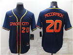 Houston Astros #20 Chas McCormick 2022 Navy City Connect Cool Base Jersey