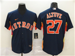 Houston Astros #27 José Altuve Navy Cool Base Jersey