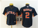 Houston Astros #2 Alex Bregman Women's Navy Cool Base Jersey