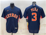 Houston Astros #3 Jeremy Pena Navy Cool Base Jersey