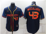 Houston Astros #43 Lance McCullers Jr. 2022 Navy City Connect Cool Base Jersey