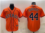 Houston Astros #44 Yordan Álvarez Orange Cool Base Jersey