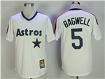 Houston Astros #5 Jeff Bagwell White Cooperstown Collection Cool Base Jersey