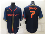 Houston Astros #7 Craig Biggio 2022 Navy City Connect Cool Base Jersey