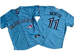 Toronto Blue Jays #11 Bo Bichette Alternate Powder Blue Cool Base Jersey