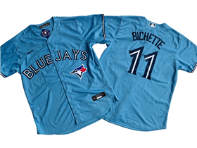 Toronto Blue Jays #11 Bo Bichette Alternate Powder Blue Cool Base Jersey