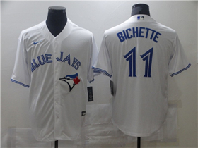 Toronto Blue Jays #11 Bo Bichette White Cool Base Jersey